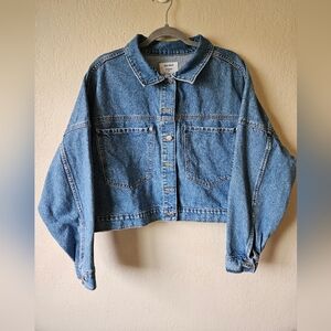 Cropped Boyfriend Jean Jacket